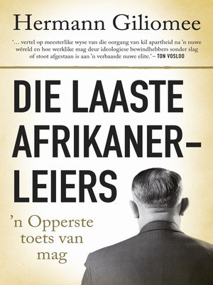 cover image of Die laaste Afrikanerleiers